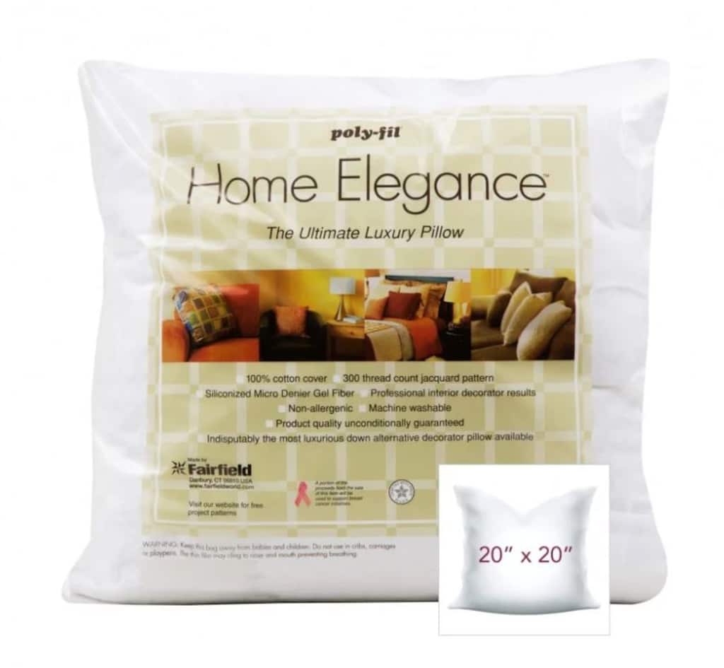 Poly Fil Home Elegance 2ct Cotton Pillow Insert 20 X 20 Michaels